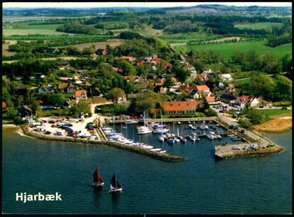 Luftfoto af Hjarbæk - Hjarbæk Borgerforening u/n - Ubrugt